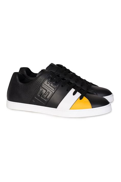 fendi ff motif low top sneakers|fendi ff fancy athletic sneakers.